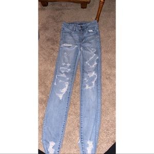 American eagle ripped jeans
